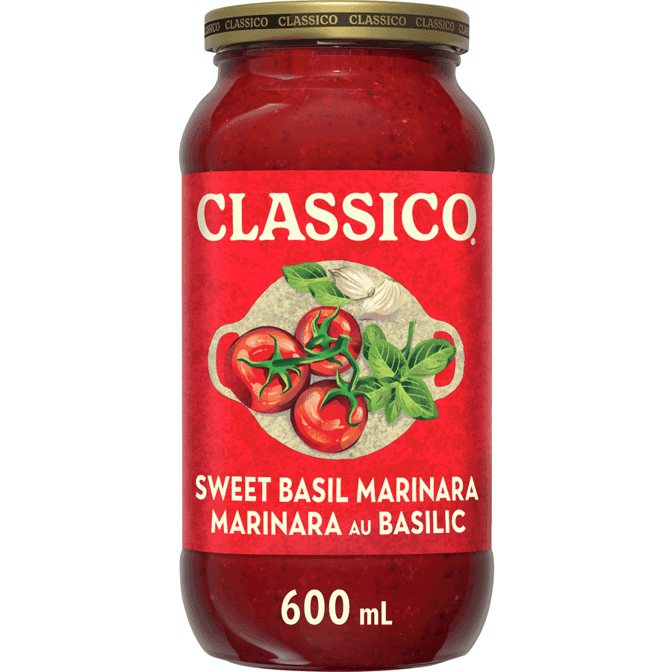 Classico Sweet Basil Marinara 600ml - Condiments