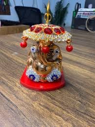 Car Dash God Idol New Chhatri Ganesh - KitchenReligious