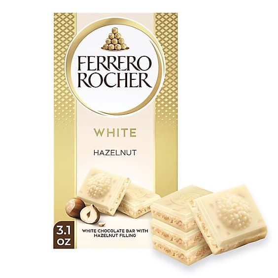 Ferrero Rocher White Hazelnut 90g - Snacks