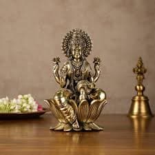 God Idol Brass Lakshmi Mara - KitchenReligious