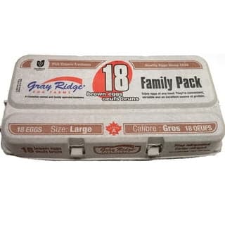 Grayridge Family White Eggs XL 18pcs - Dairy