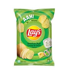 Lays Cream & Onion 66g - Snacks & Namkeen