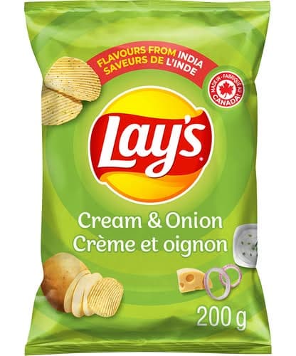 Lays Cream & Onion 200g - Snacks