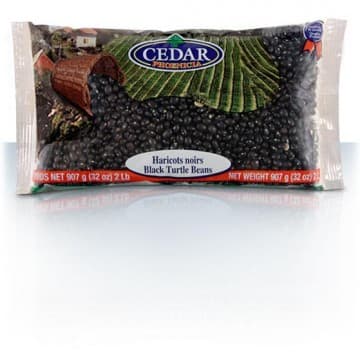 Cedar Black Turtle Beans 2lb - Flour & Grains