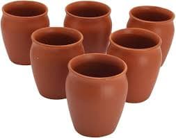 Clay Kullad 6pcs For Tea - KitchenReligious
