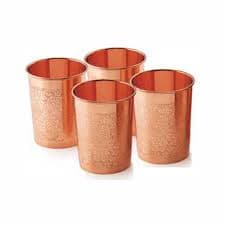 Copper Glass Set 4pcs - Household