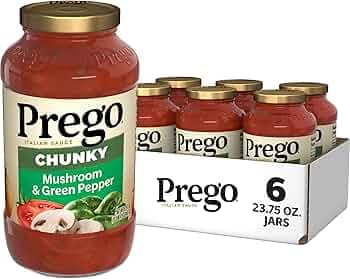Prego Pasta Sauce Tomato Onion Garlic 645ml - Condiments