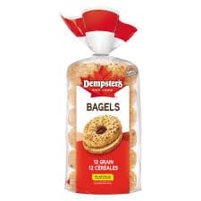 Demps Whole Wheat Bagel 6pcs - Bakery & Bread