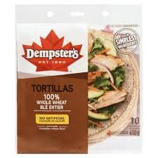 Dem Tortilla White 10" 610g - Bakery & Bread