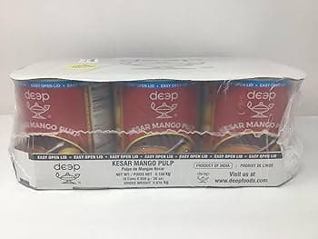 Deep Alphonso Mango Pulp 6pcs - Beverages