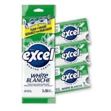 Excel Gum Spearmint White 3x18pcs - Sweets & Desserts (Mithai)