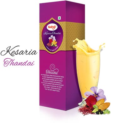 Guruji Thandai Kesariya 750ml - Beverages