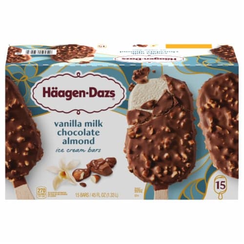 Haagen-Dazs Vanilla & Almond Bar 88ml - Dairy
