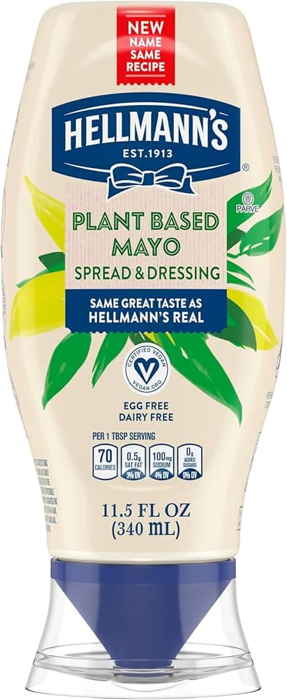 Hellmann's Vegan Mayonnaise 340ml - Condiments