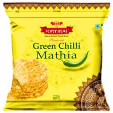 Kirti Fresh Green Chilli Mathiya 200g - Snacks