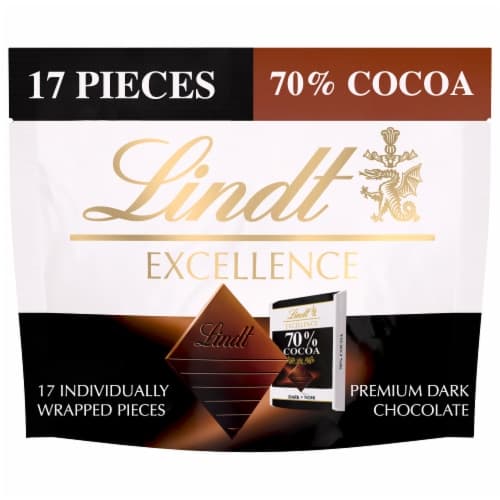 Lindt Excellence 70% Dark Chocolate 35g - Snacks & Namkeen