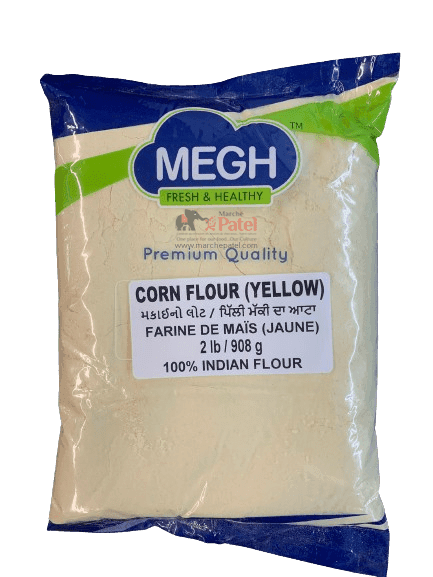 Megh Yellow Corn Flour 2lb - Flour & Grains