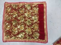 Megh Mataji Chunri Satin 12x12 - KitchenReligious