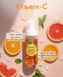 Newest Foam Face Wash Vitamin C 150ml - Health & Care