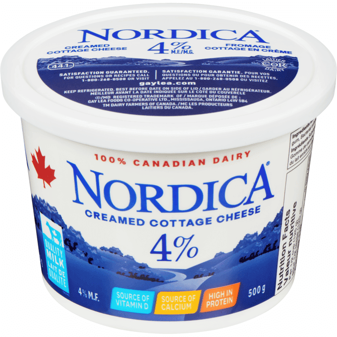 Nordica Cottage Cheese 4% 500g - Dairy