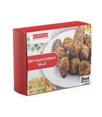 S Motiram Frozen Dry Manchurian 24pcs - Ready-to-Cook
