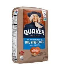 Quaker One Minute Oats 900g - Flour & Grains