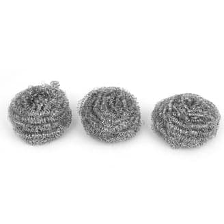 Scourer Stainless Steel Wire Pad 3pcs - Household
