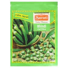 Surti Frozen Cut Okra 300g x24 - Frozen
