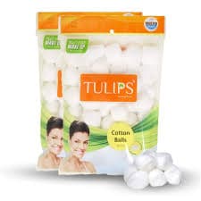 Tulip Cotton Balls 50pcs - Health & Care