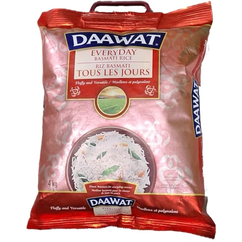 Daawat Basmati Everyday Rice 4kg - Flour & Grains