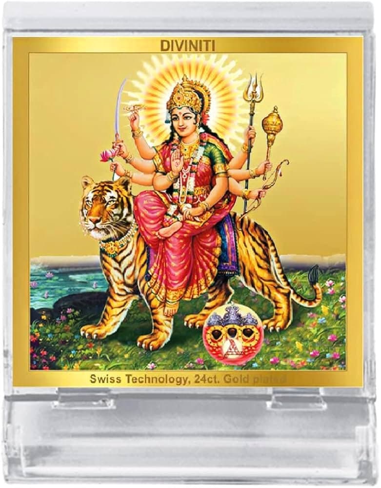 Car Dash God Frame Ambe Mata - KitchenReligious