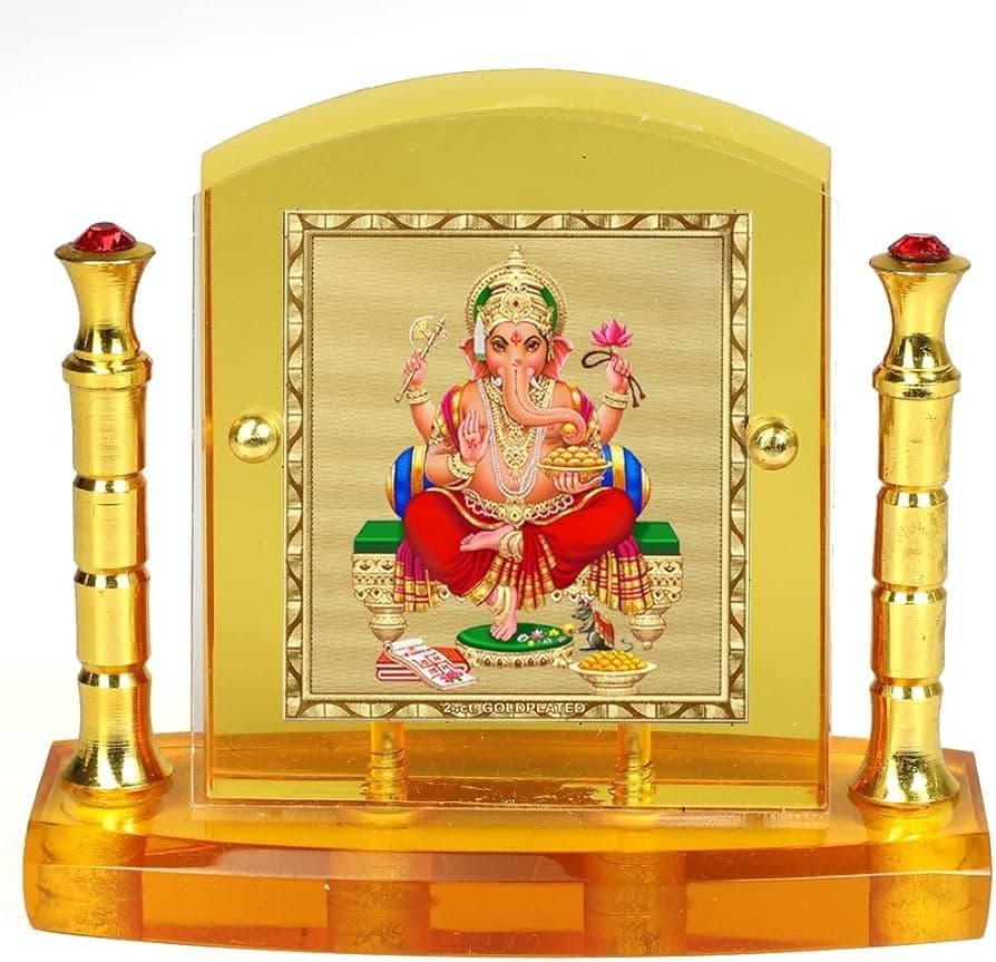 Car Dash God Frame Ganpati - KitchenReligious