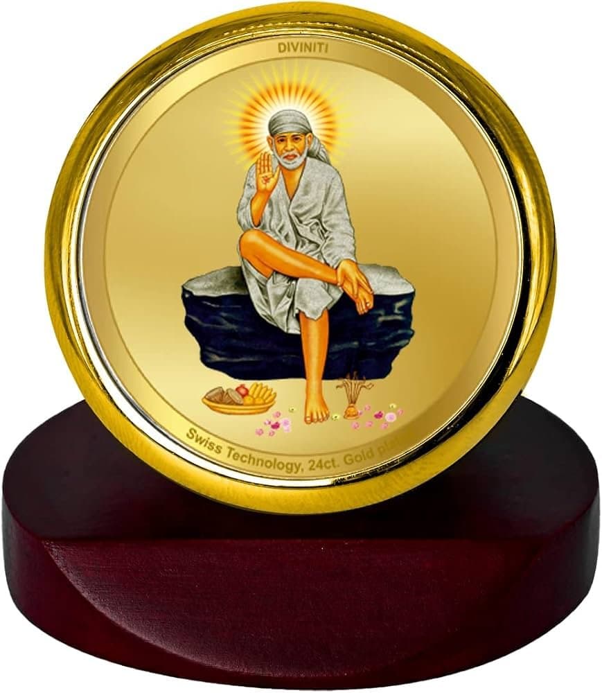 Car Dash God Frame Sai Baba - KitchenReligious