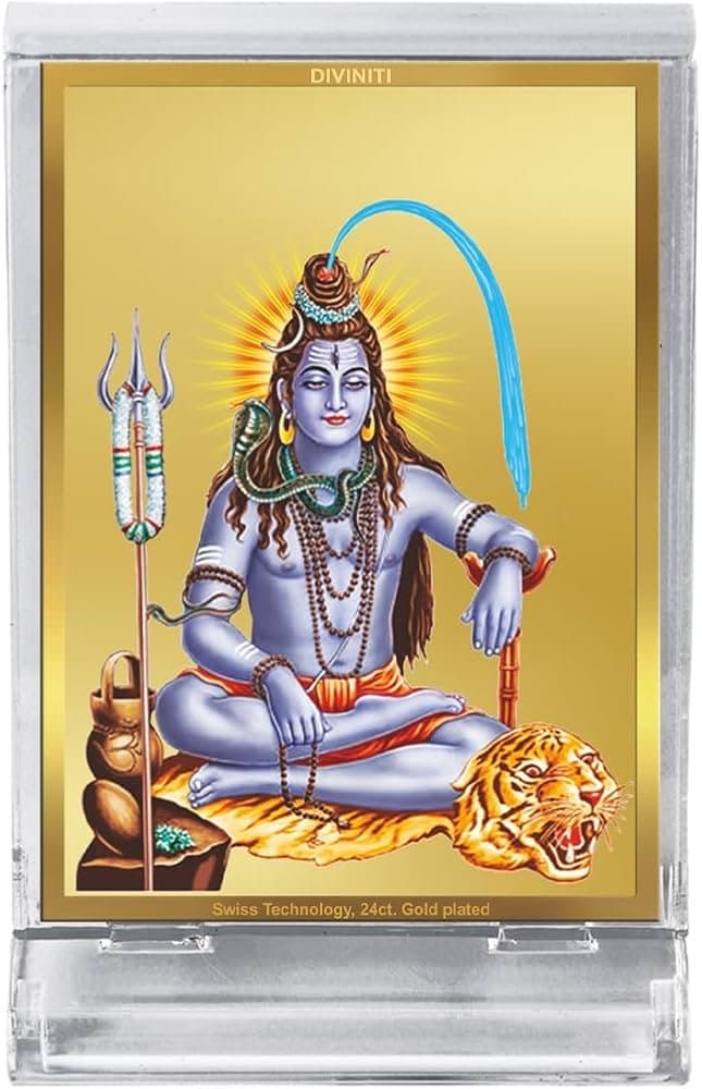 Car Dash God Frame Shiv Ji - KitchenReligious
