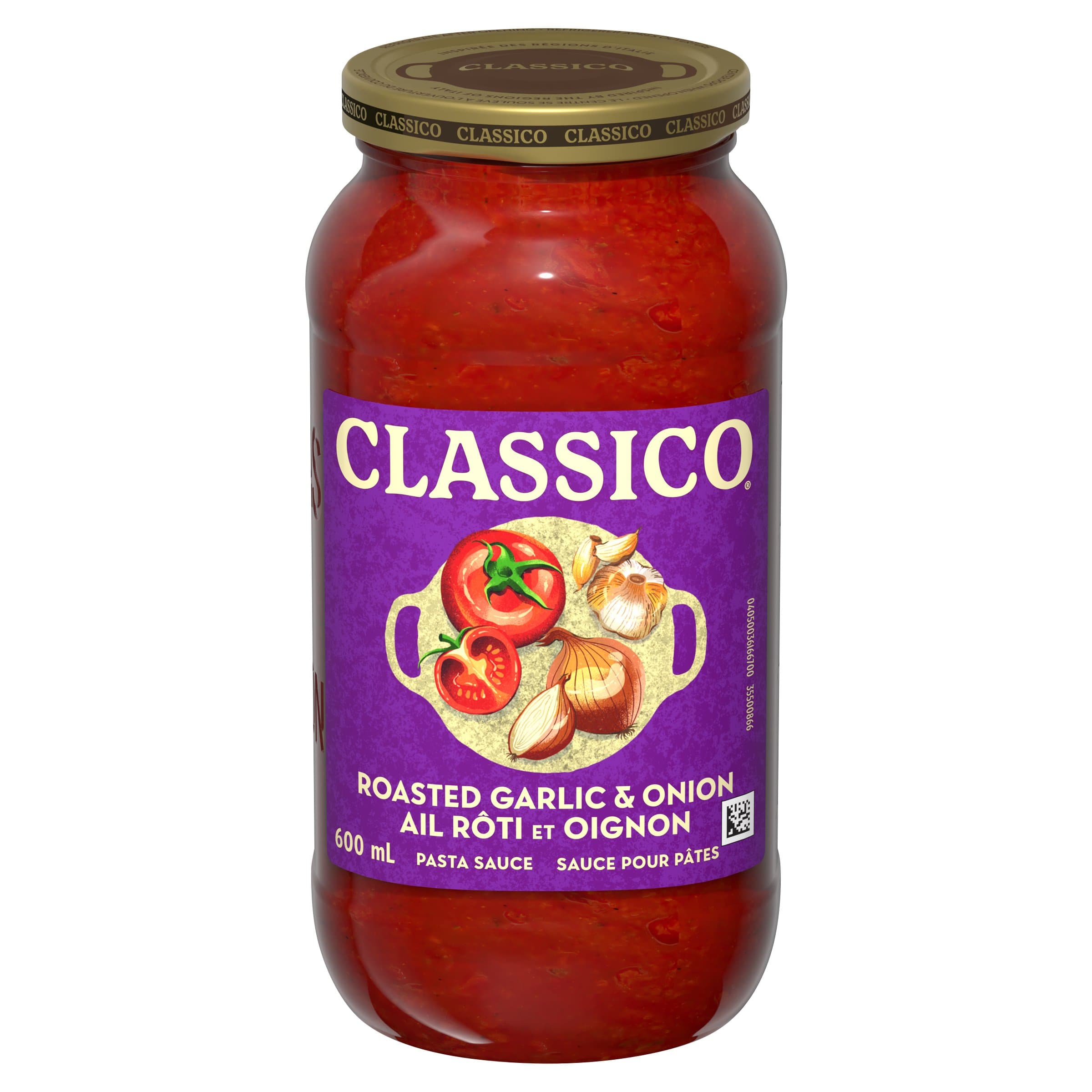 Classico Roasted Garlic Onion 600ml - Condiments
