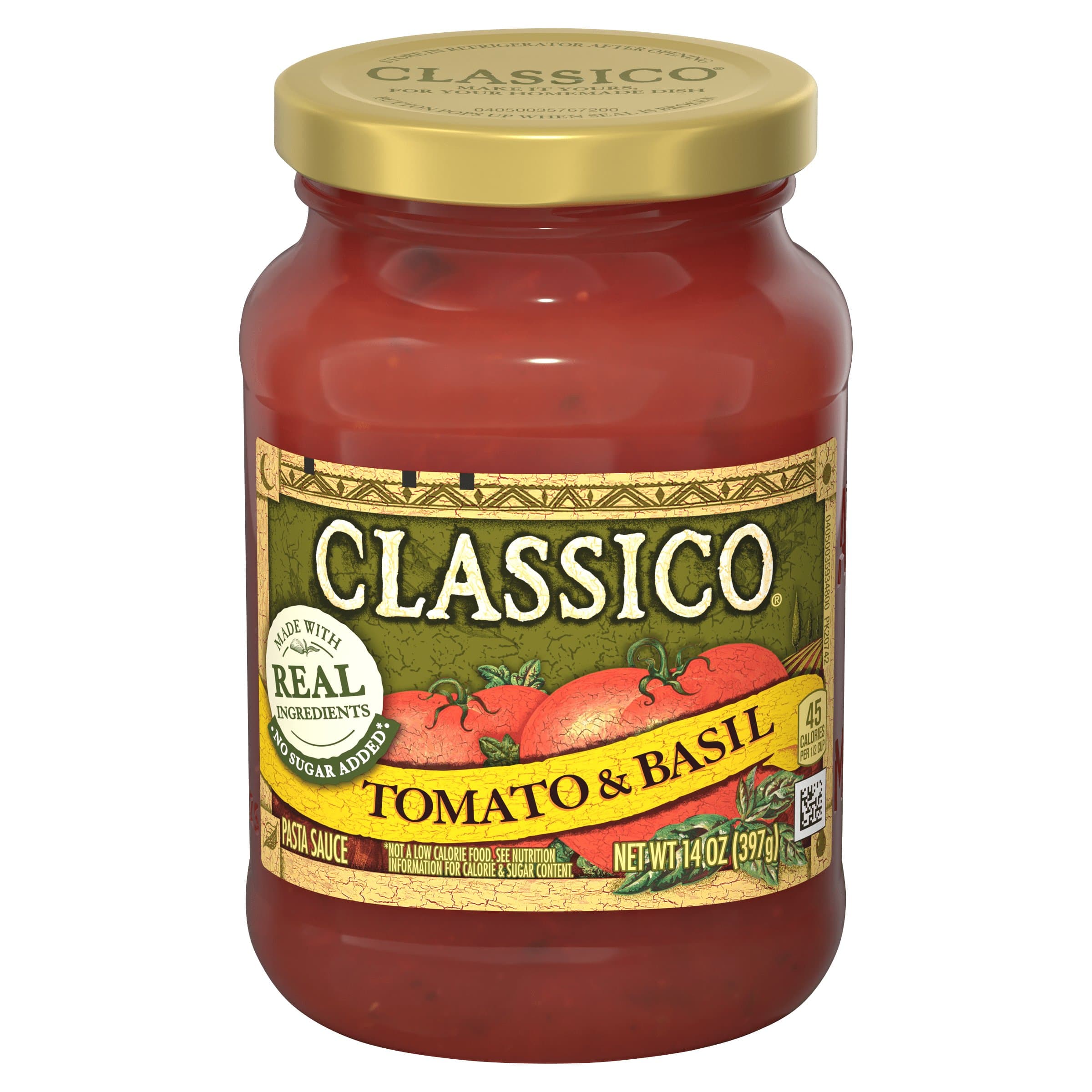 Classico Tomato & Basil 600ml - Condiments