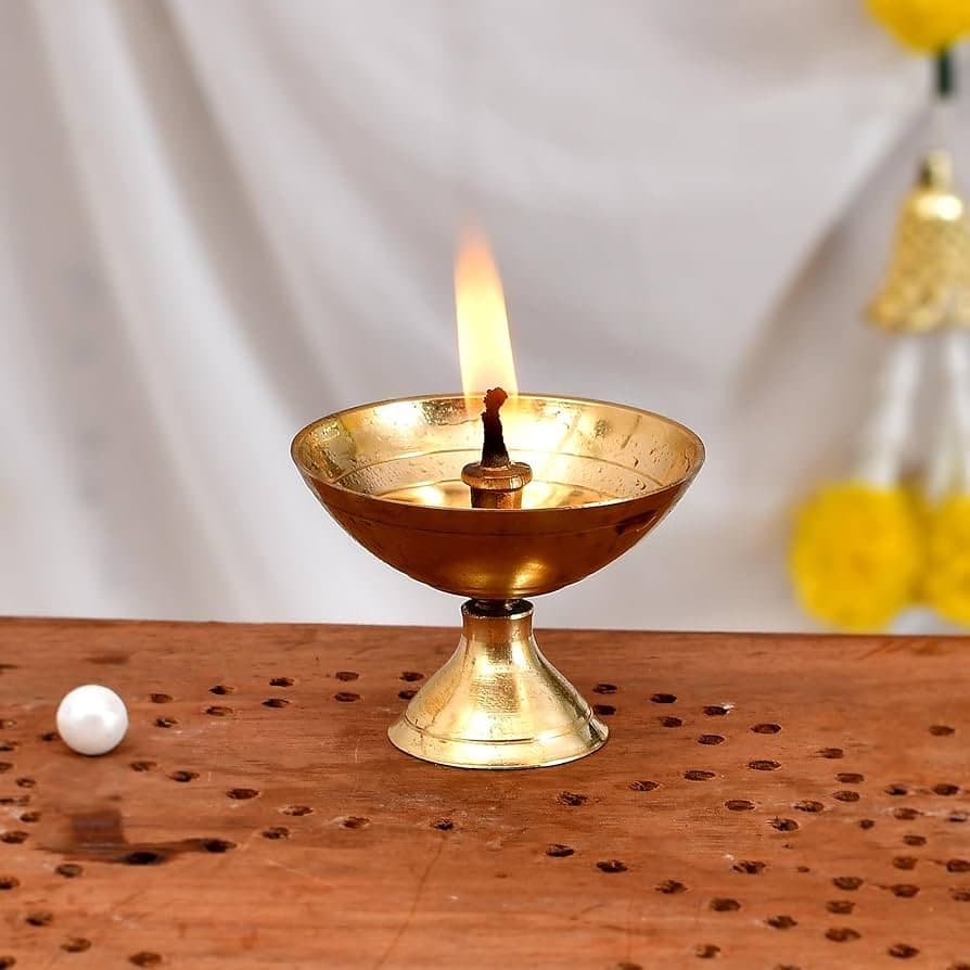 Diya Brass Decorative - KitchenReligious