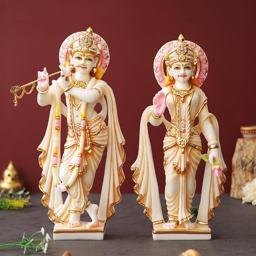 God Idol Krishna & Radha - KitchenReligious