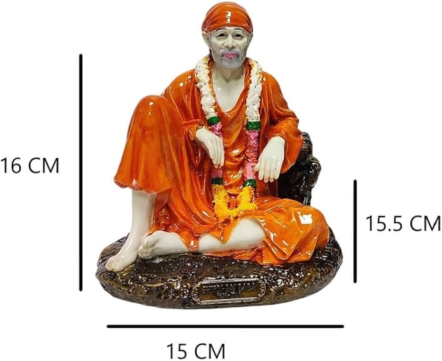 God Idol Sai Baba With Aasan - KitchenReligious