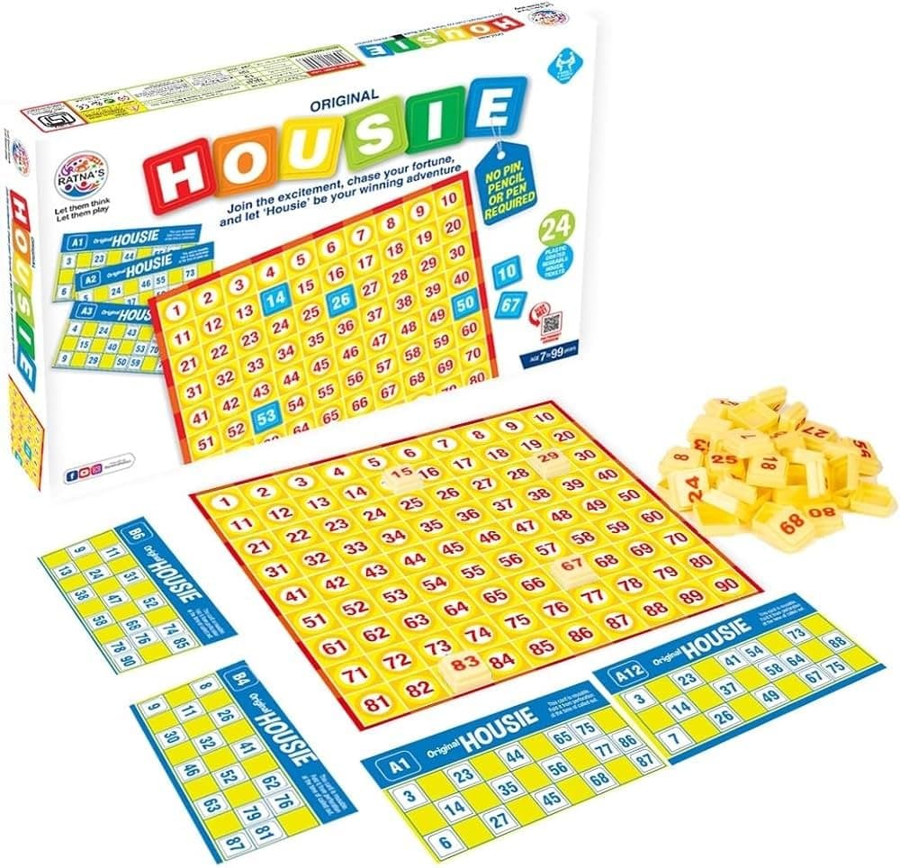 Housie Game 1pcs - Kitchen & Dining